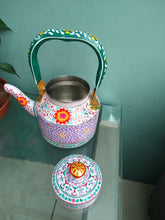 Steel hand-painted teapot or induction kettle