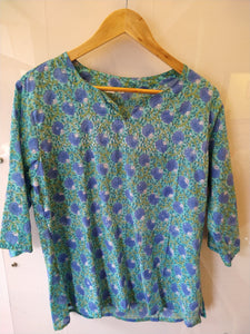 Indian printed cotton tops and tunics