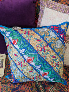 Bright Embroidery Patchwork Cushion covers