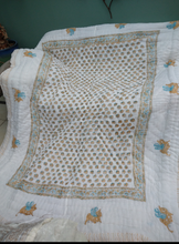 Soft printed Indian cotton quilts