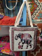 Elephant tapestry bag