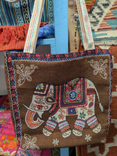 Elephant tapestry bag