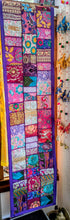 Long embroidered wall hanging or table runner