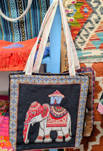 Elephant tapestry bag