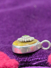 Pure Indian silver and crystal pendant