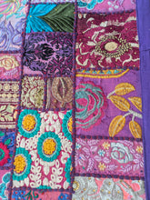 Long embroidered wall hanging or table runner