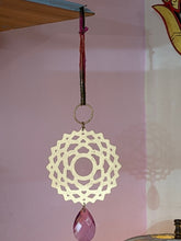 Chakra decorations with glass droplet