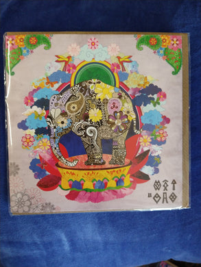 Elephant festival card