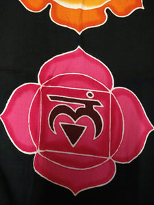 Long fabric chakra banner