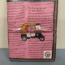 Hand-made recycled paper note books