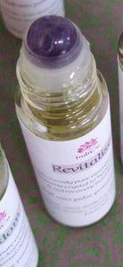Pure Essential oil and crystal roller bottle