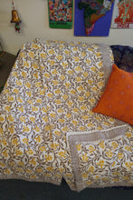 Kingsize Indian cotton stitch bed covers or throws