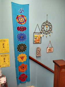 Long fabric chakra banner