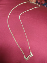 Shanti silver necklace